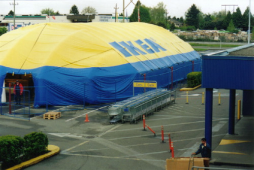 Inflatable Buildings and Tents giant ikea inflatable tent